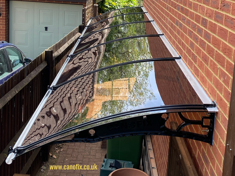 CANOFIX Polycarbonate Canopy For Walkways: 1270mm Bracket