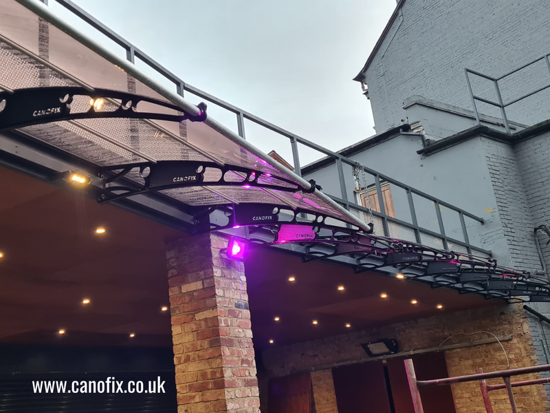 CANOFIX Polycarbonate Canopy For Restaurant