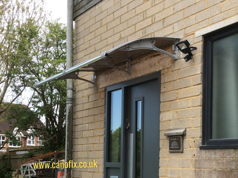 CANOFIX Polycarbonate Door Canopy: 1000mm Bracket