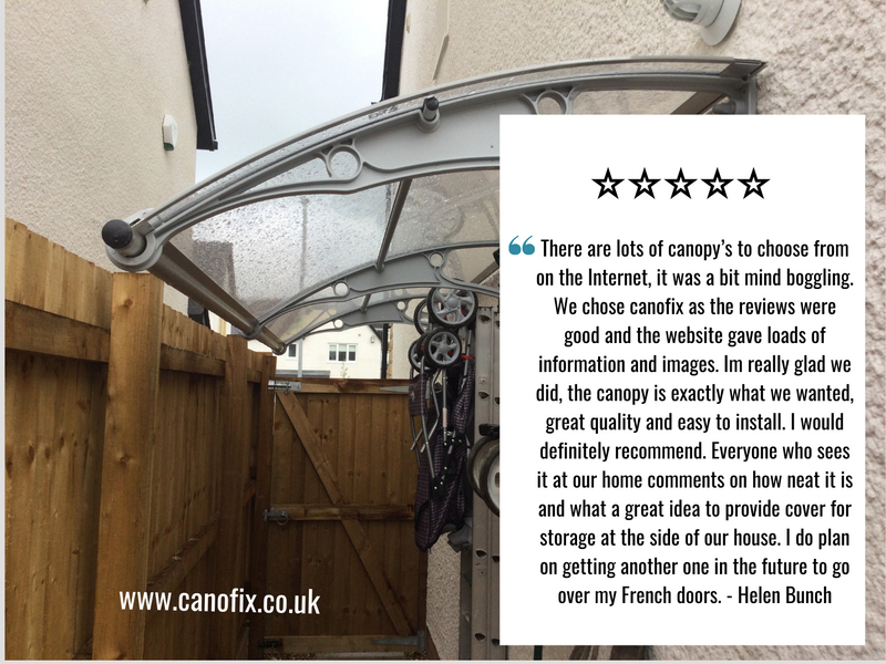 CANOFIX Canopy Customer's 5-Star Review. Check it out!