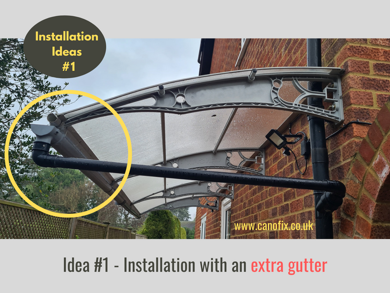 Installation Idea #1 - Installation with an Extra Gutter